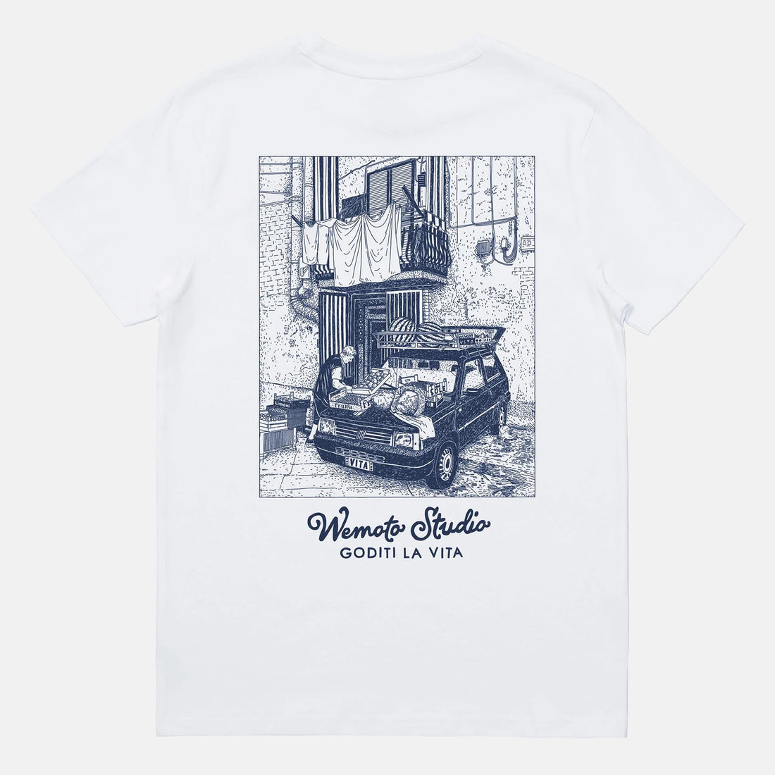 Wemoto Market T-Shirt - White Weiß Bild 1