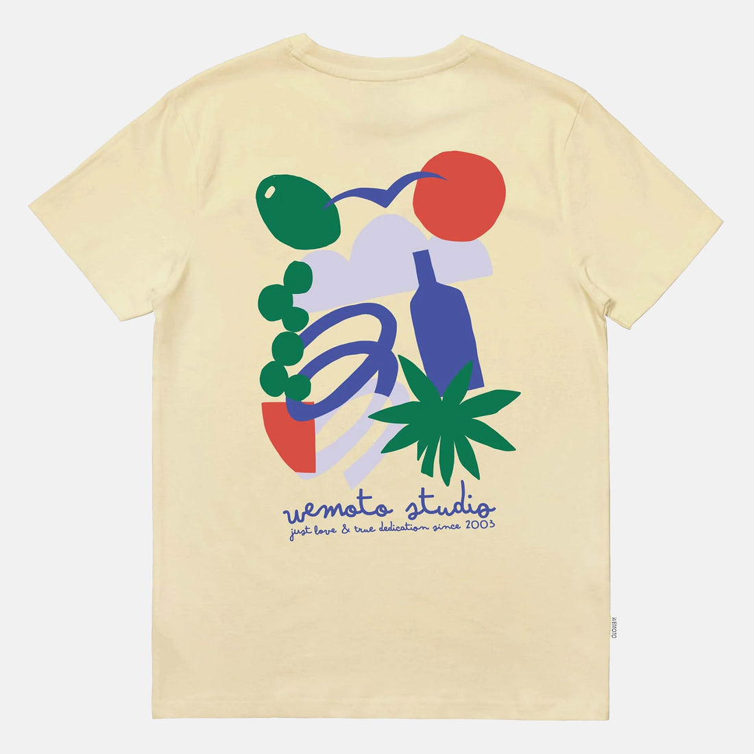 Wemoto Papercut T-Shirt - Yellow Gelb Bild 1