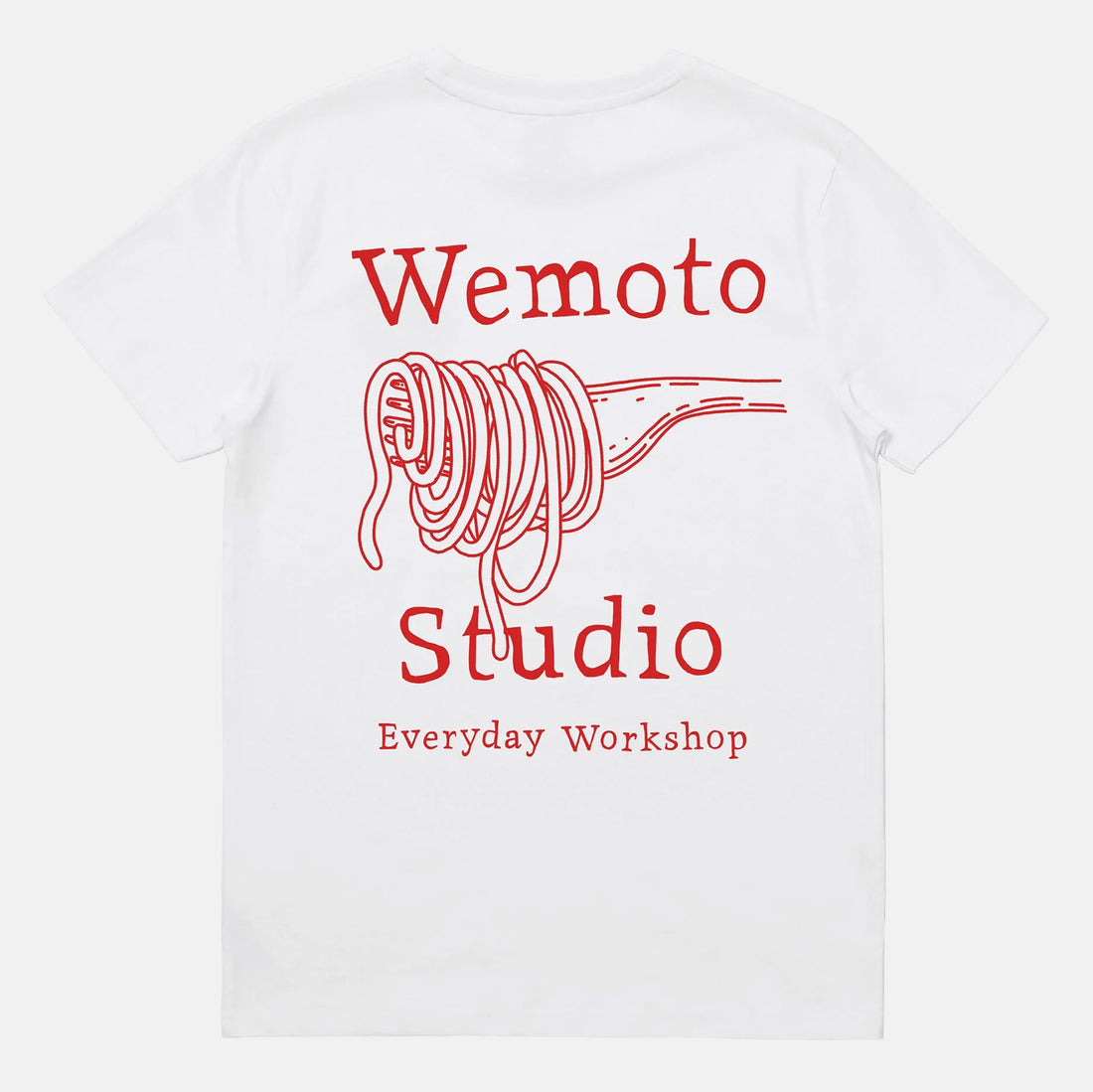 Wemoto Pasta Club T-Shirt - White Weiß Bild 1