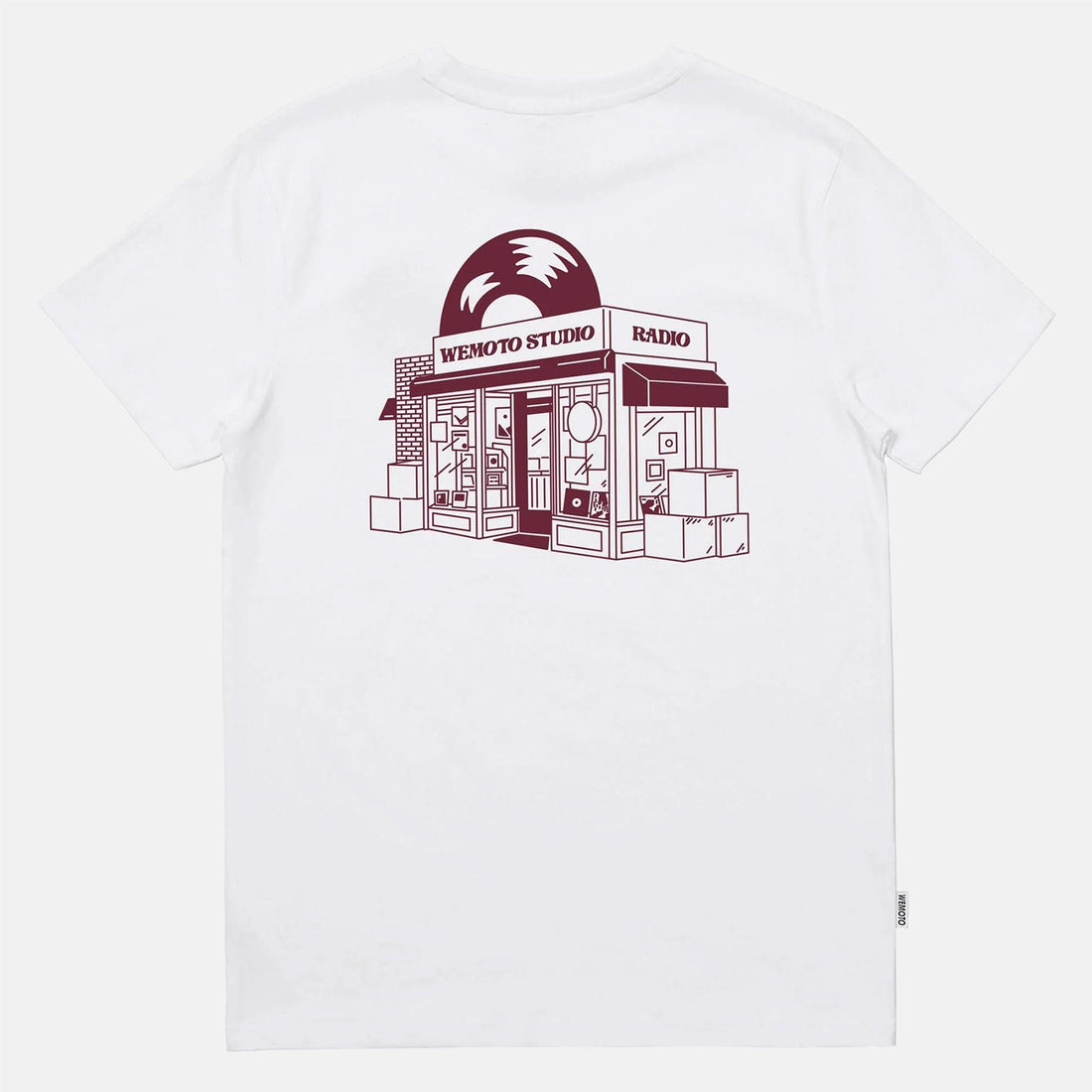 Wemoto Record T-Shirt - White Bild 1