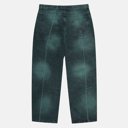 Yardsale Bleached Phantasy Jeans  - Emerald - Blowout Skateshop