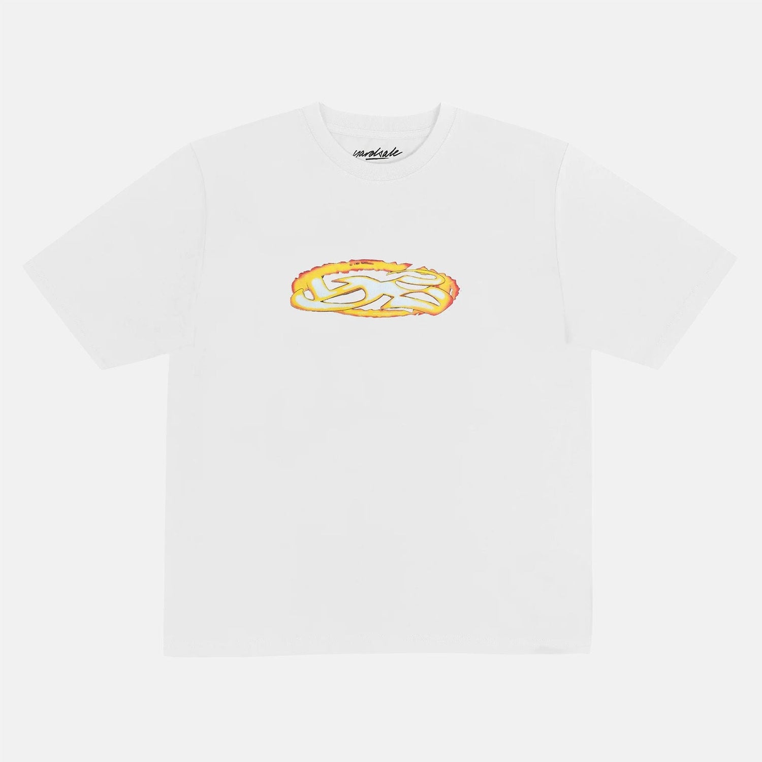 Yardsale YS Fire T-Shirt - White - Blowout Skateshop