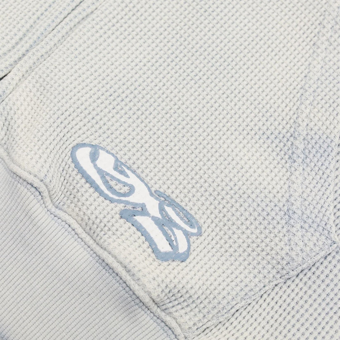 Yardsale Bleached Waffle Hoodie - Blue Bild 2