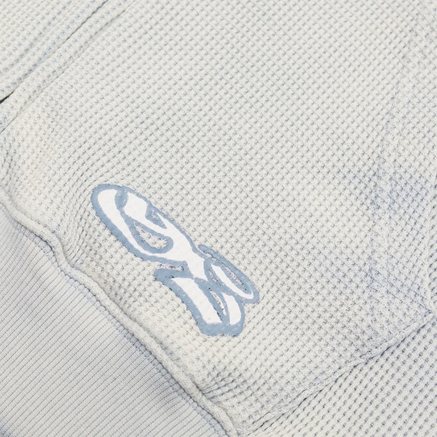 Yardsale Bleached Waffle Hoodie - Blue Bild 2