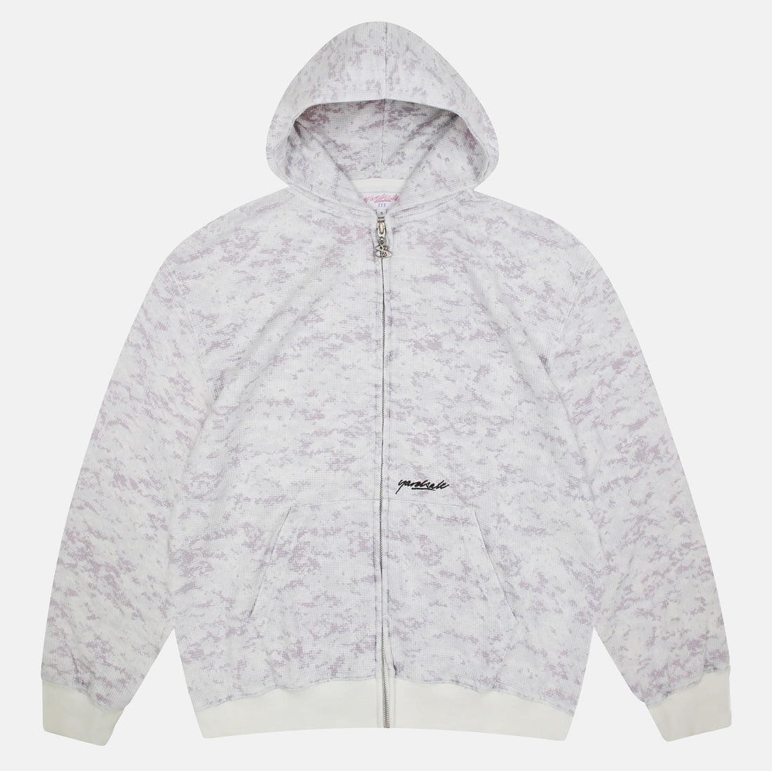 Yardsale Camo Zero Zip Hoodie - Off White Weiß Bild 1