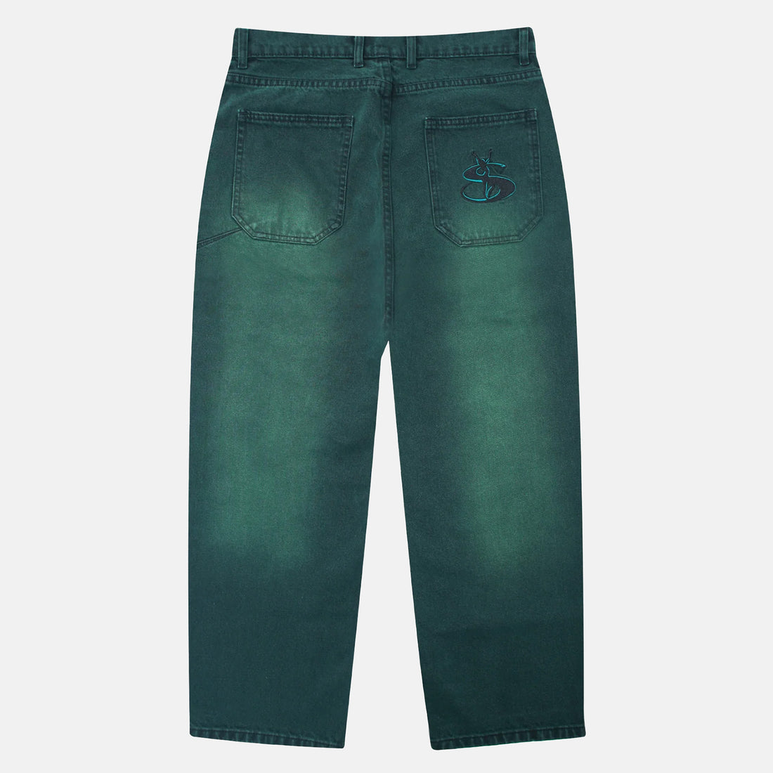 Yardsale Faded Slub Phantasy Jeans Pant - Green Grün Bild 1