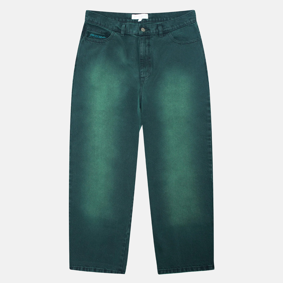 Yardsale Faded Slub Phantasy Jeans Pant - Green Grün Bild 2