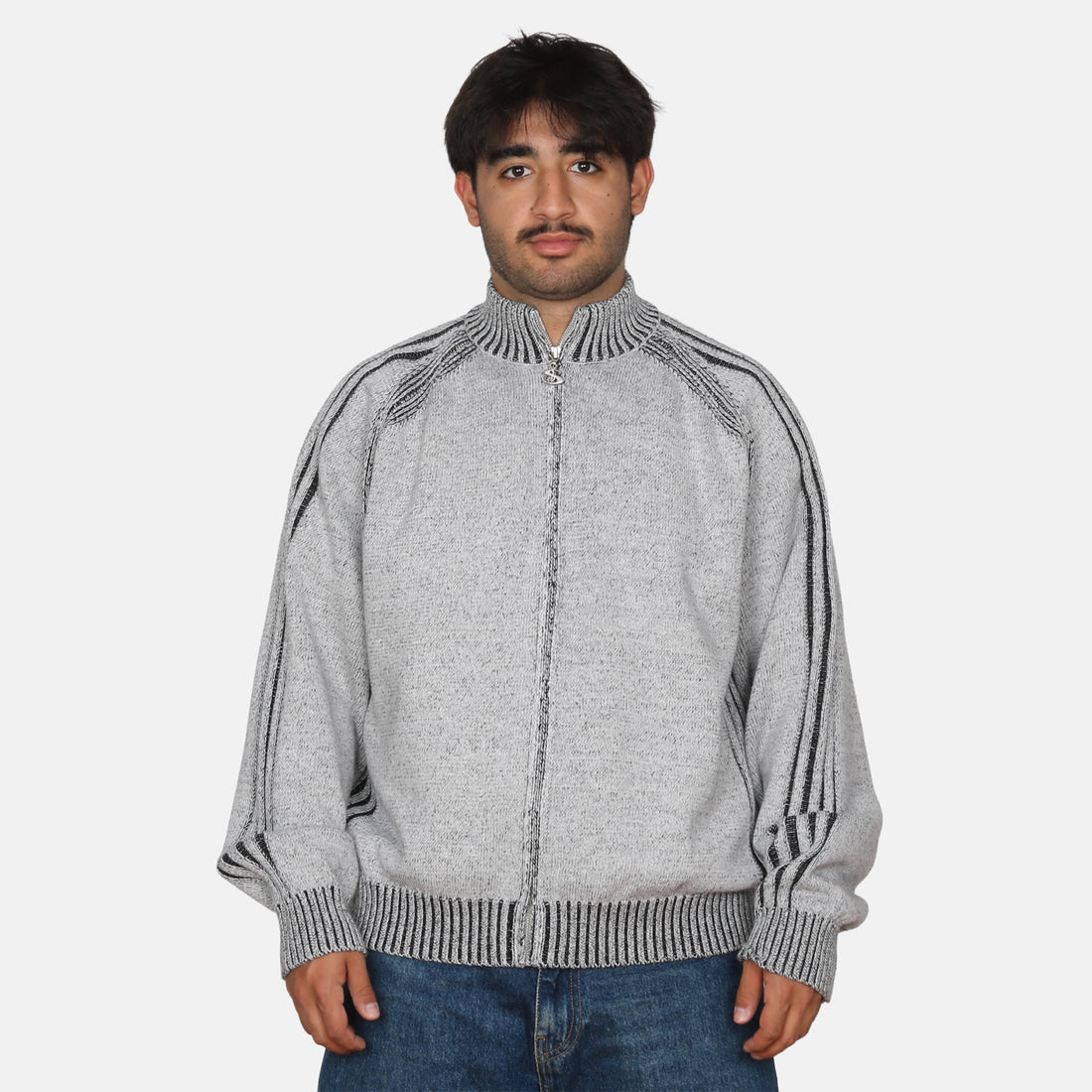 Yardsale Heathered Phantasy Full-Zip - Stone Weiß Bild 1
