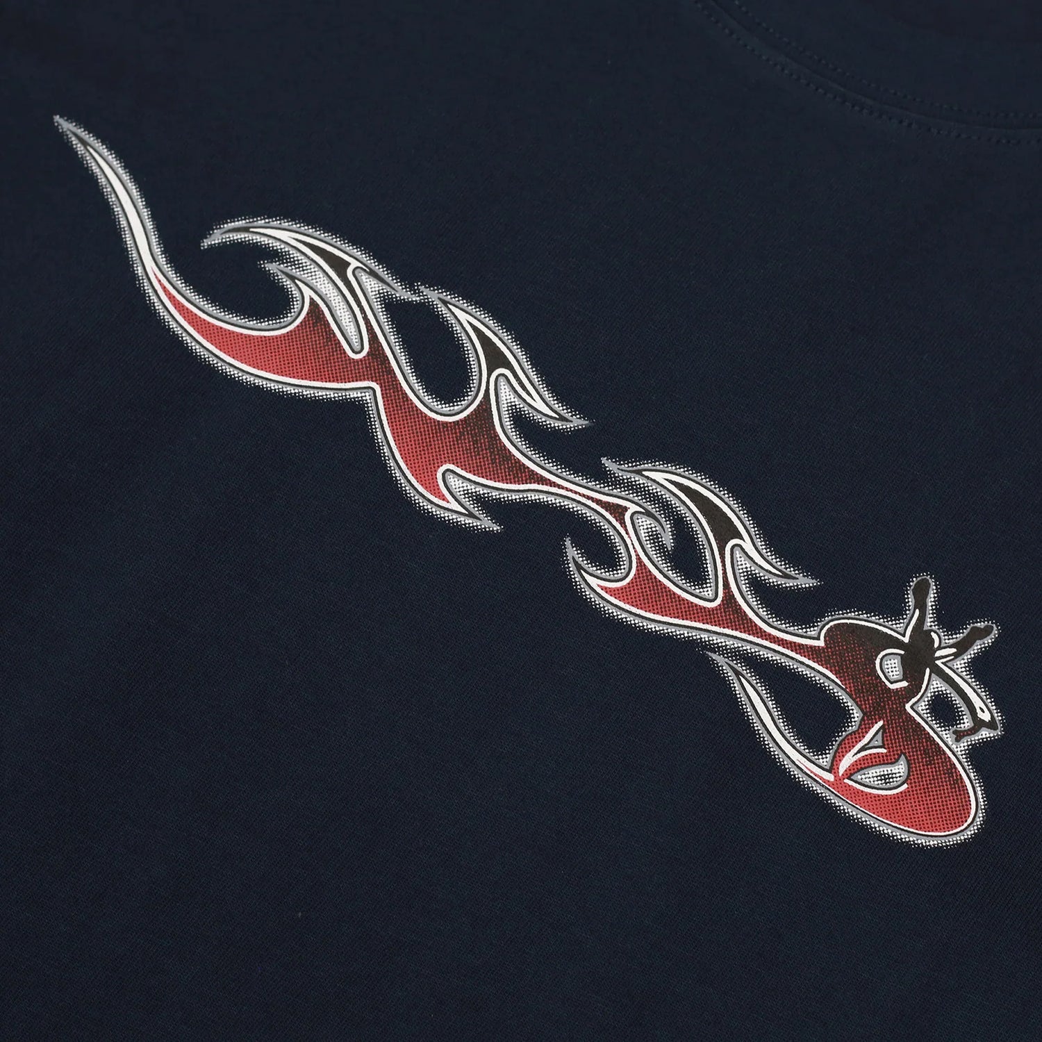 Yardsale Phantasy Flame T-Shirt - Navy Blau Bild 2