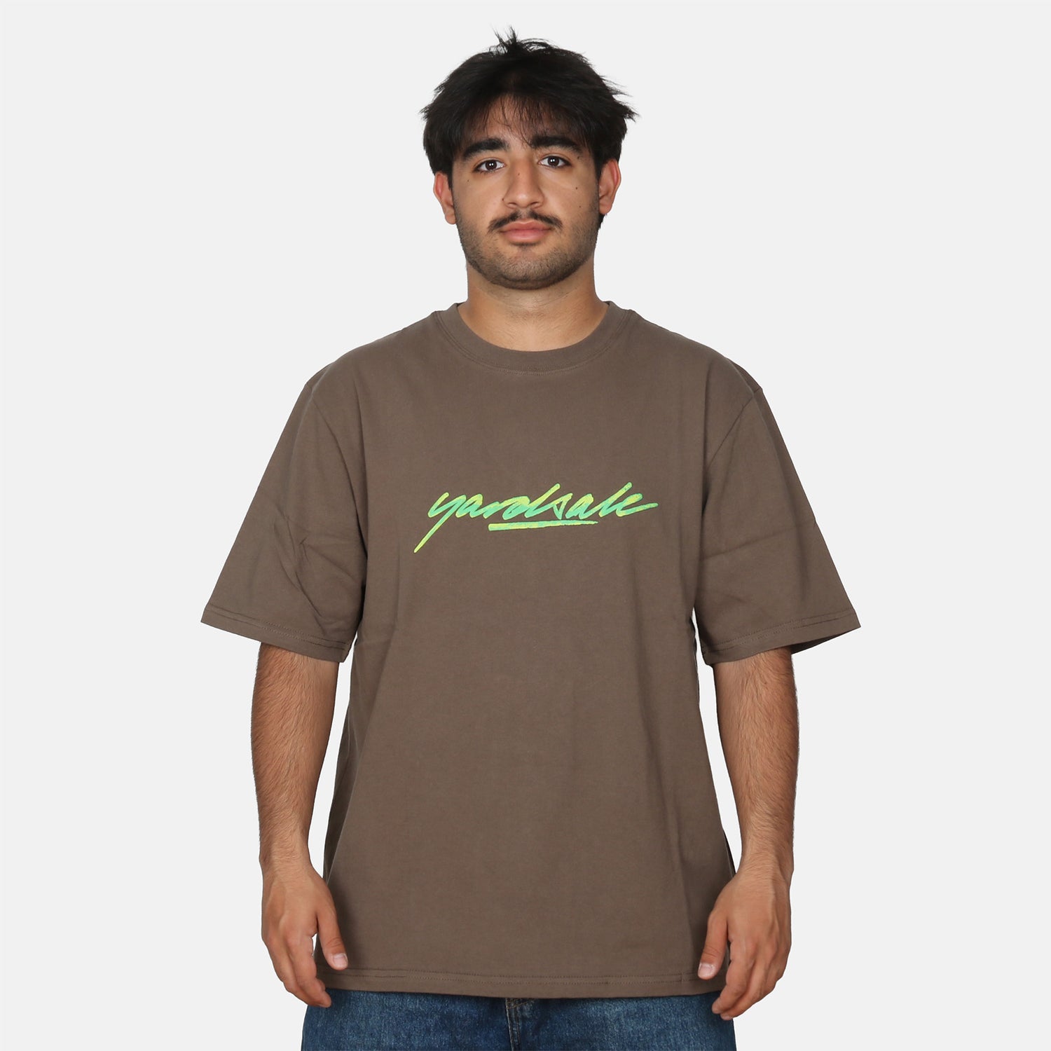 Yardsale Script Sludge T-Shirt - Tan Braun Bild 1