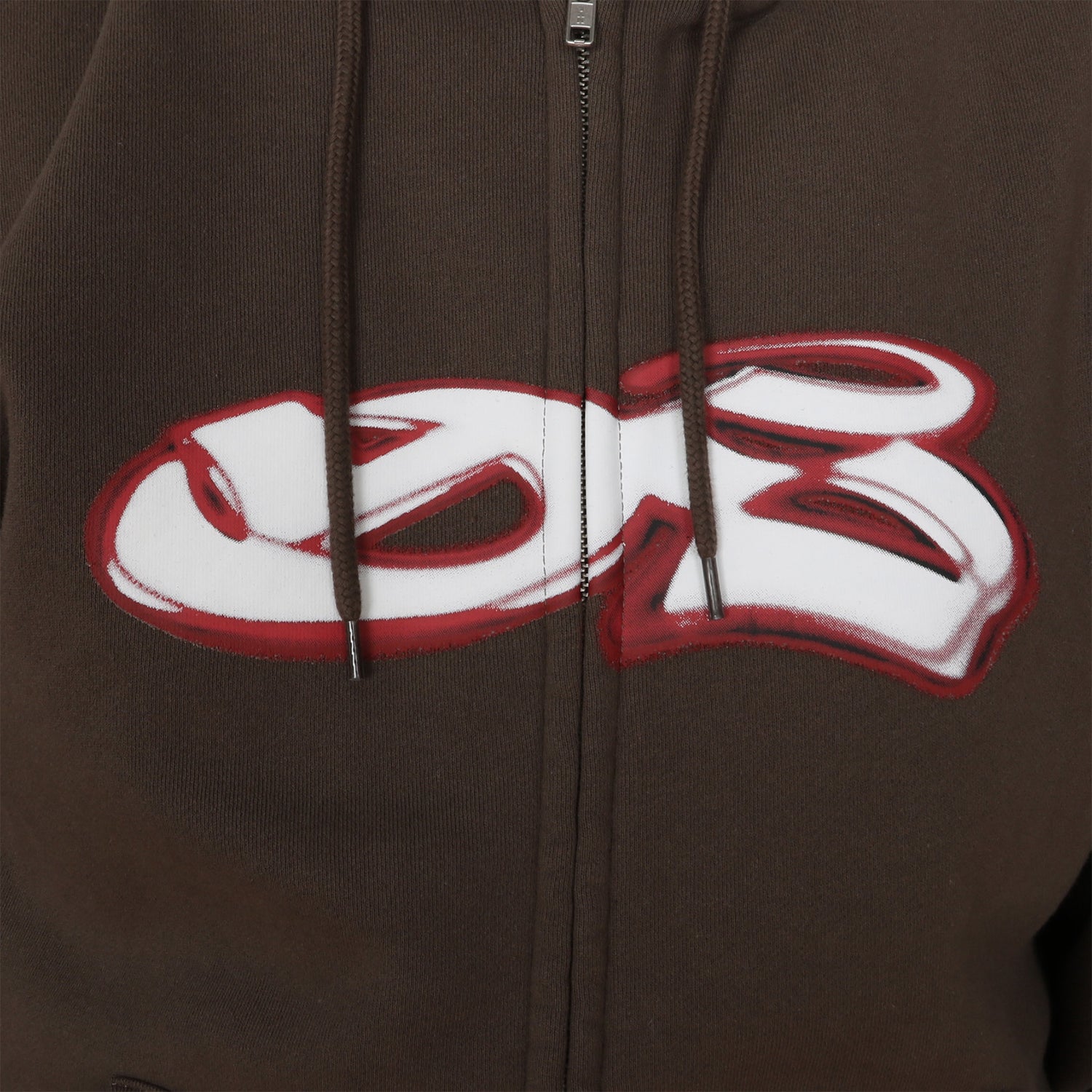 Yardsale Spray Zip-Hoodie - Brown Braun Bild 3