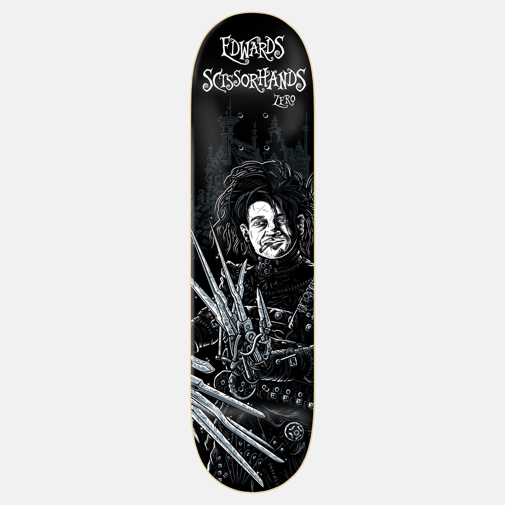 Zero Edwards Scissorhands 8.25 Deck Schwarz Bild 1