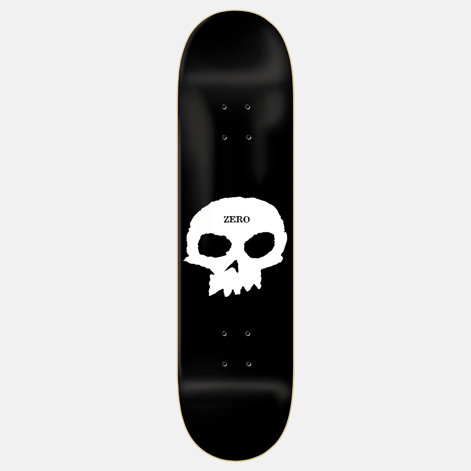 Zero Single Skull 8.25&quot; Deck Schwarz Bild 1
