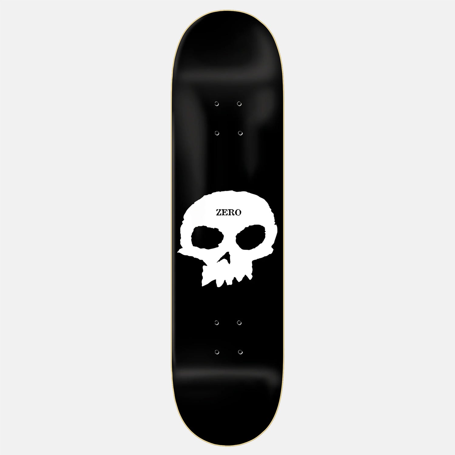 Zero Single Skull 8.5&quot; Deck Schwarz Bild 1
