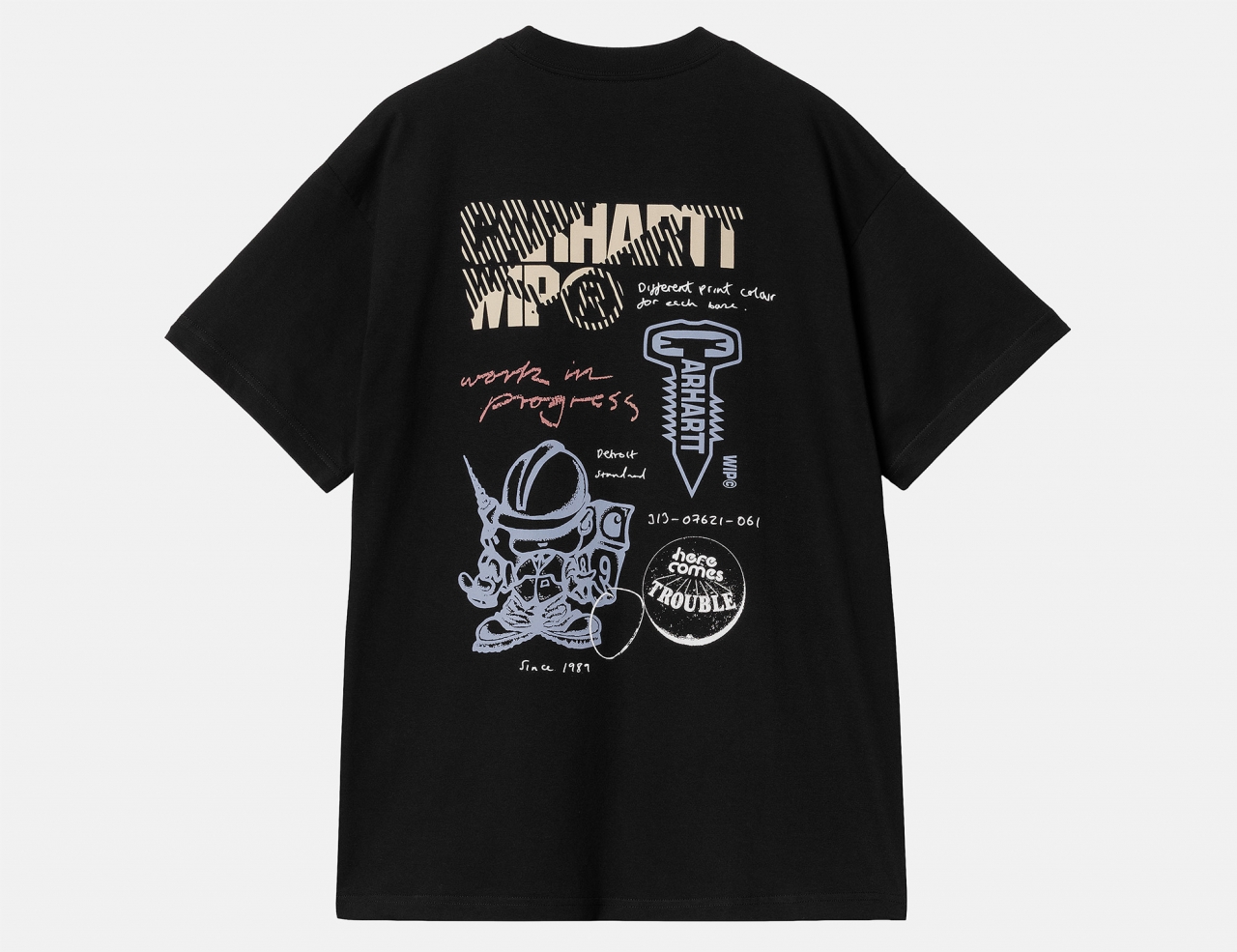 Carhartt WIP S/S Archivo T-Shirt - Black