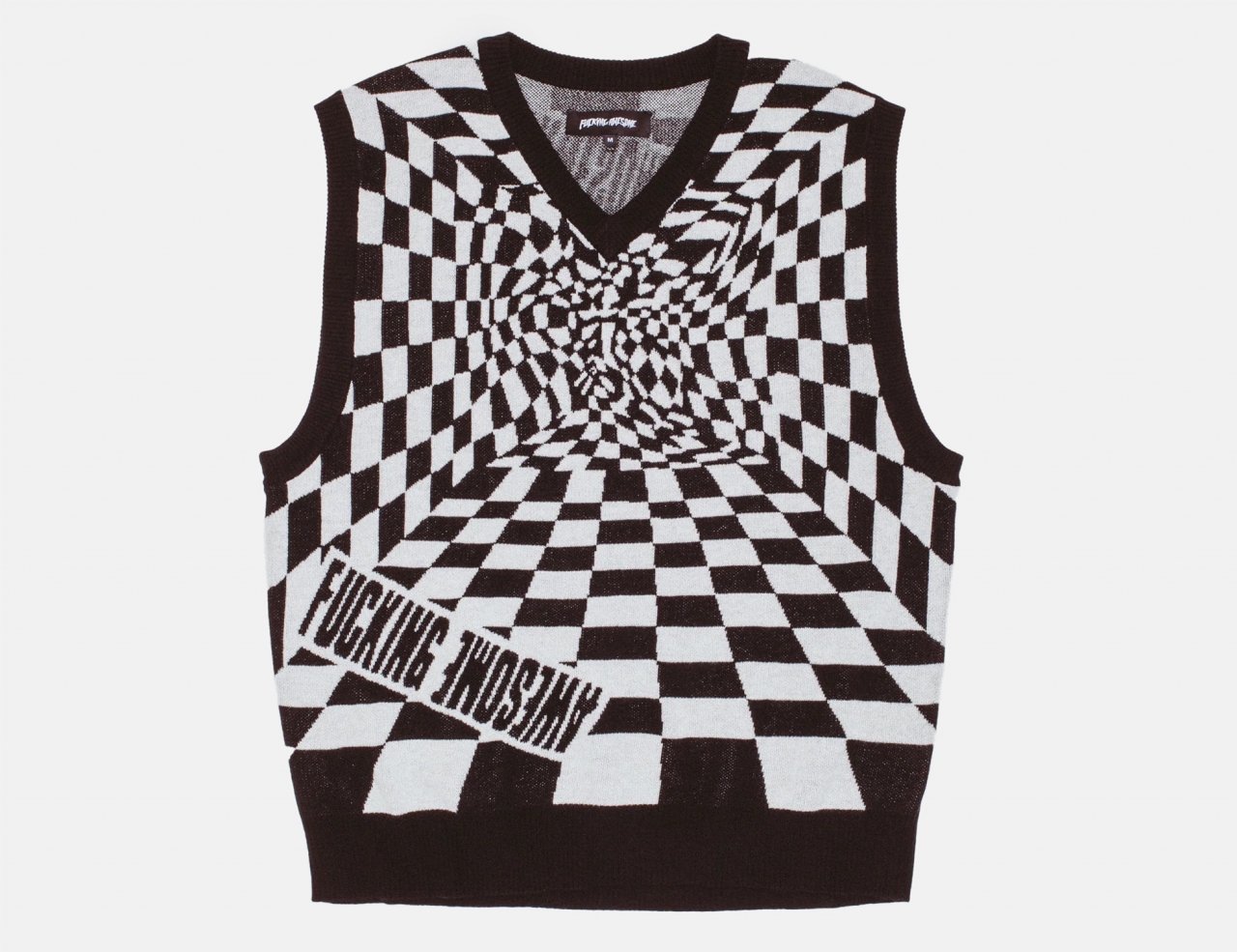 Fucking Awesome Warped Sweater Vest - Black