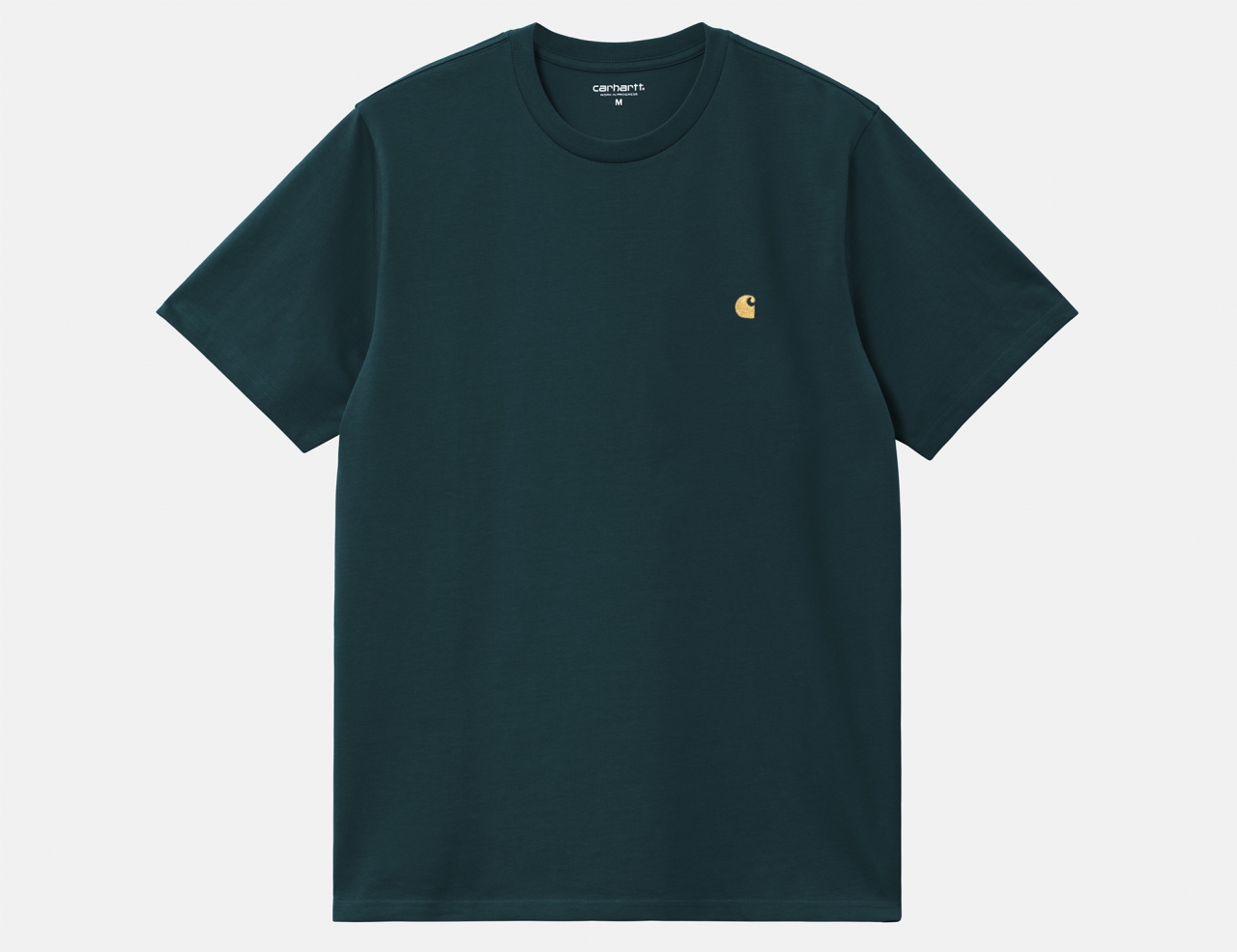 Carhartt WIP Chase T-Shirt - Duck Blue / Gold