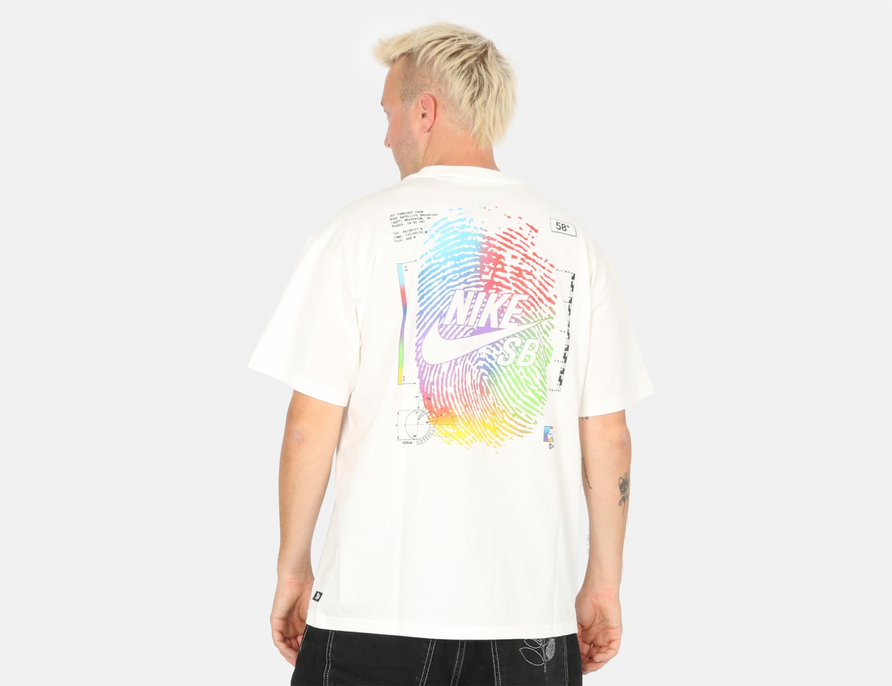 Nike SB Thumbprint T-Shirt - Sail