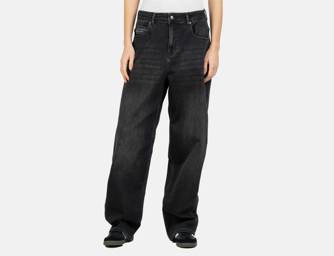 Reell Jeans W&#039; Chloé Baggy Jeans Pant - Black Faded