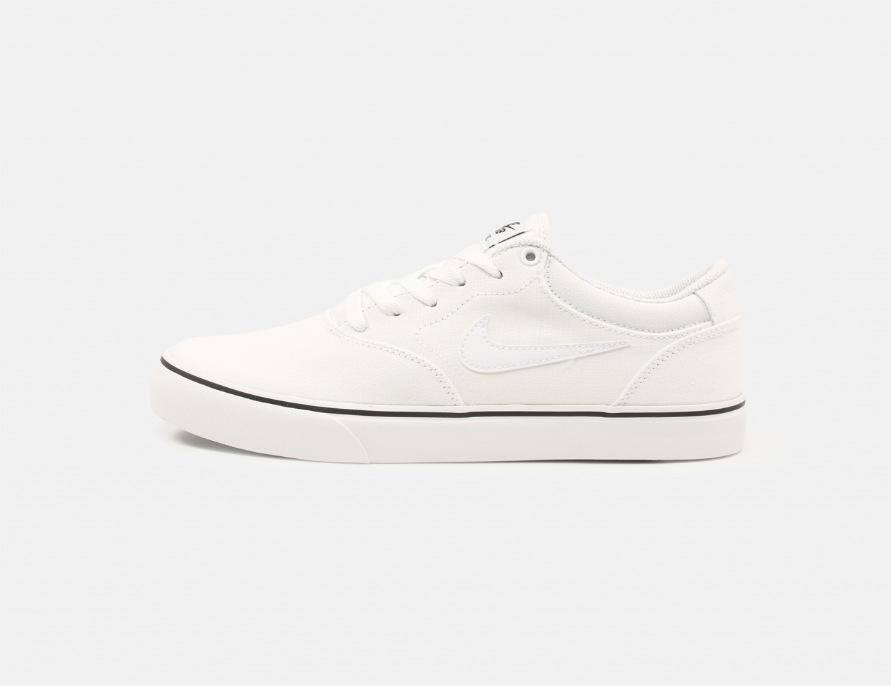 Nike SB Chron 2 Canvas Sneaker - White / White - White