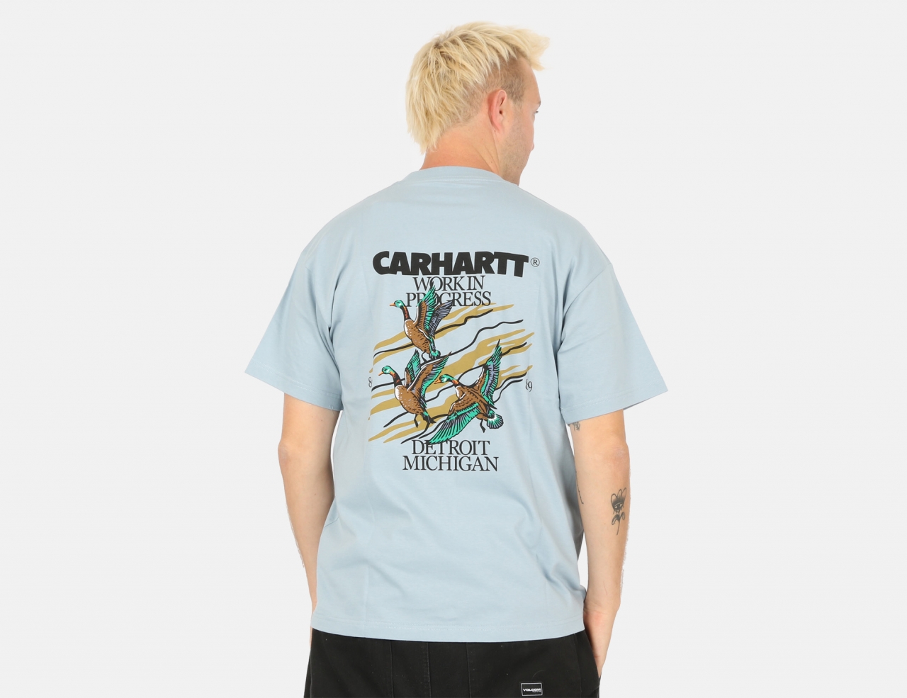 Carhartt WIP S/S Ducks T-Shirt - Misty Sky