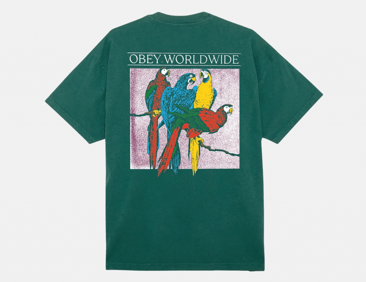 Obey Respect &amp; PRotect T-Shirt - Adventure Green