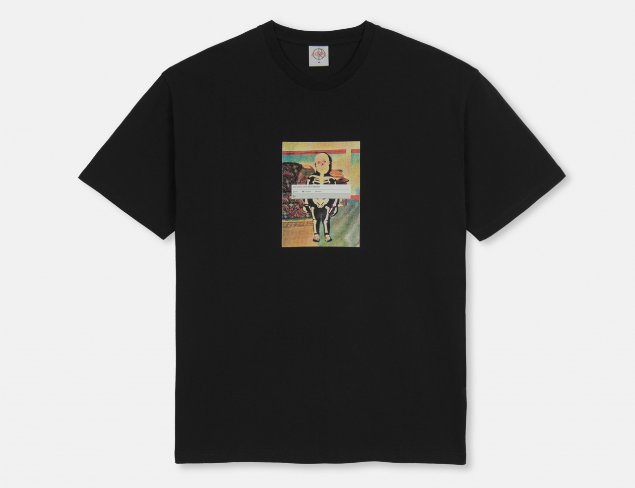 Polar Skate Co. Skeleton Kid T-Shirt - Black