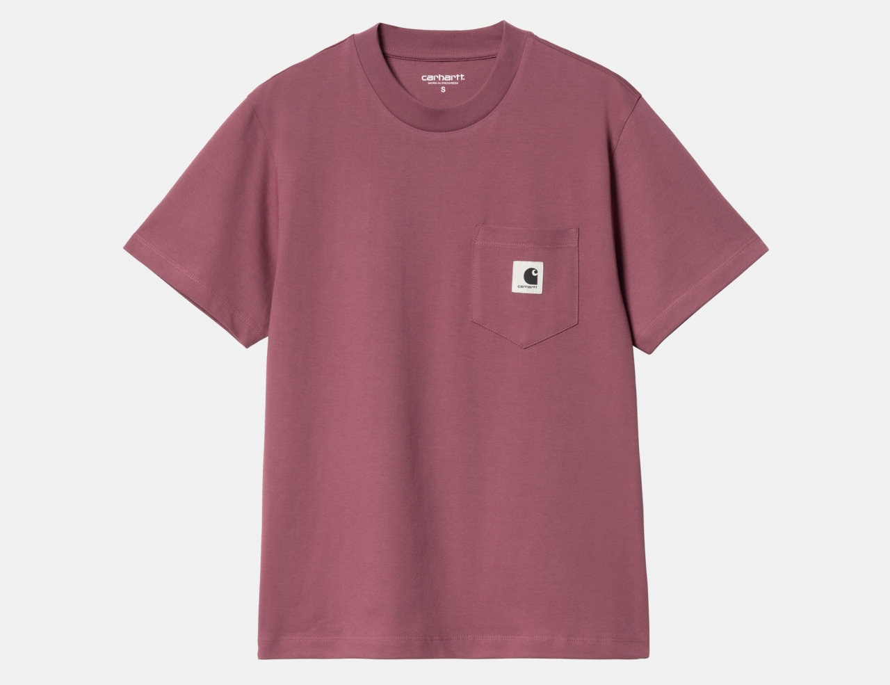 Carhartt WIP W&#039; S/S Pocket T-Shirt - Dusty Fuchsia