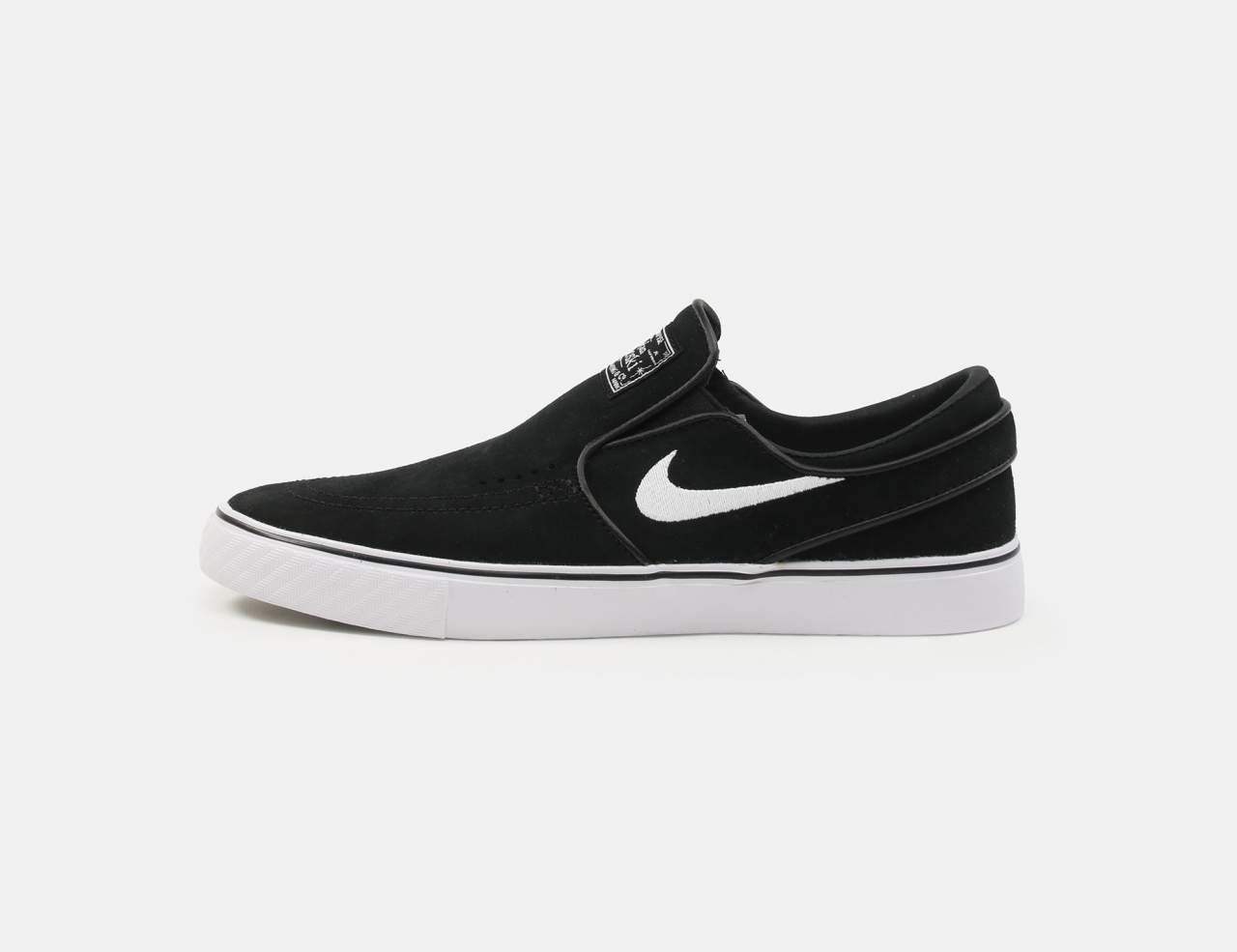 Nike SB Janoski+ Slip Sneaker - Black / White